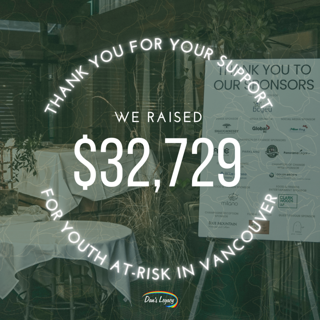 Dan's Legacy's 9th Annual Chefs' Charity Dinner Raises Over $32,000 for  Youth At-Risk in Vancouver - Dan's Legacy